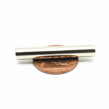 Diametraliai Magnetas Cilindro Skersmuo 5x33 mm Strypas NdFeB Stiring Neodimio Nuolatinis Reti Žemės Magnetai Lazdele Galingas