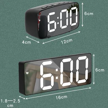Didelis Ekranas Stalo Laikrodis Skaitmeninis LED Signalo žiūrėti Elektroninis laikrodis su temperatūrą, Atidėti Šiuolaikinės Despertador Namų Dekoro