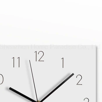Didelis Medinis Sieninis Laikrodis Modernus Dizainas Ir Tylus Skaitmeninis Laikrodis Kvadratinis Kambarį Medžio Kabo Sieniniai Laikrodžiai Namų Dekoro 12 Colių