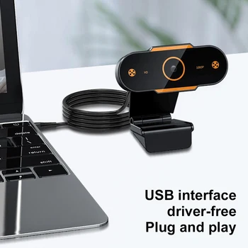 Didelės raiškos USB Webcam Live Transliacijos Kamera su Mic Kompiuteriai, Nešiojamieji kompiuteriai