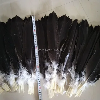 Didmeninė rinkinys (12pcs) užbaigti erelis uodegos plunksnos 40-45 cm /16-18 cm etape šventė plunksnų apdaila