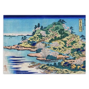Didžiosios Bangos Off Kanagawa Katsushika Hokusai Derliaus Plakatą, Drobė, Tapyba Spausdinti Nuotraukų Bauda Vėjo Aišku, Ryte Japonija Dekoras