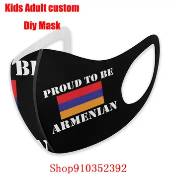Didžiuojamės, Kad būtų armėnų Armėnijos Vėliava medžiaga veido kaukės, apsauginės nagų kaukė su projekto juokingas kaukes gemalų apsaugos suaugusiems