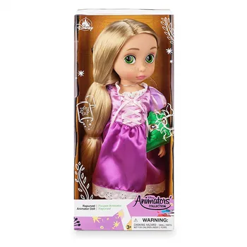 Disney 40cm Pakuotėje Salonas Rankų darbo Lėlės Princesė Rapunzel Miegančioji Gražuolė Princesė Sušaldyti 2 Aishana Lėlės Suteikti Merginos Gimtadienio Dovana
