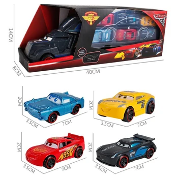 Disney Pixar Cars 3 Jackson Audra Cruz Mater Mack Dėdė Sunkvežimių Diecast Metal Automobilio Modelį Berniukas Kalėdų dovana žaislas Nemokamas Pristatymas