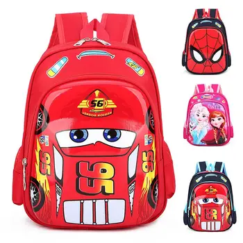 Disney automobilių Vaikas Animacinių filmų maišelį, Mokyklą, vaikų darželį, kuprinės, berniukų, mergaičių Kelionės saugojimo knygos krepšys