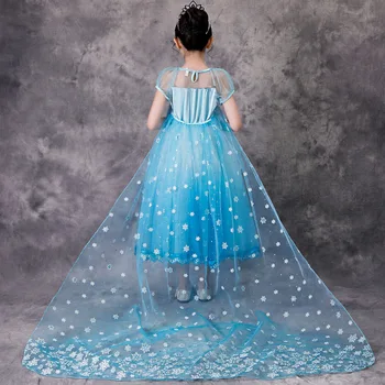 Disney naujo Užšaldyti Princesė Aisha suknelė Aisha Peng Peng mergina suknelė mados Aisha apsiaustu gimtadienio suknelė