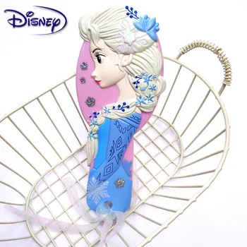 Disney princesė užšaldyti Plaukų Šepetys brosse cheveux Vaikai Švelnus Anti-static Teptuku Garbanotas Raizginys Undinė Šeriai Rankena Raizginys Šukos
