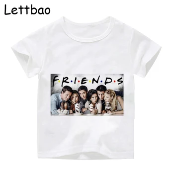 Draugai, Tv Rodo, Vaikas, T-Shirt Marškinėliai Madinga Marškinėliai, Harajuku Kawaii Vasaros Tumblr Marškinėlius Vaikų Streetwear