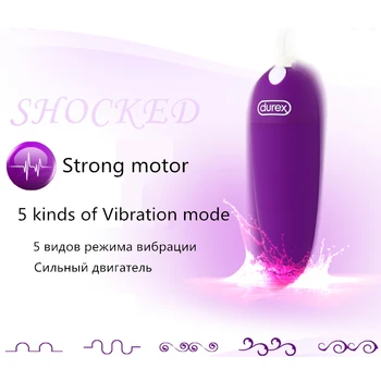 Durex Mini Vibratorius Moterims, 5 Režimai USB Įkrovimo Sekso Žaislai Suaugusiems Analinis Makšties Kulka Klitorio ir G-Spot Skatinti Sekso Produktai
