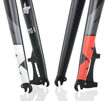 Dviračių šakės 26 27.5&29 colių kalnų dviratį priekinės šakės aliuminio lydinio dviračio diskiniai stabdžiai sunku priekiniai MTB šakutės Aukštos Kokybės