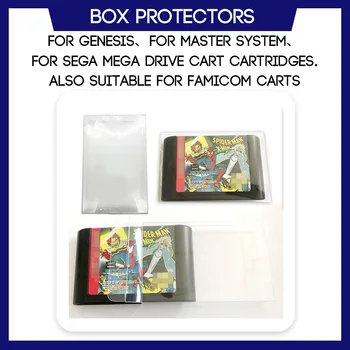 Dėžutės Apsaugos Genesis Kapitonas Sistema Sega Mega Drive Famicom Žaidimas Krepšelį Kasetės Plastiko Atveju