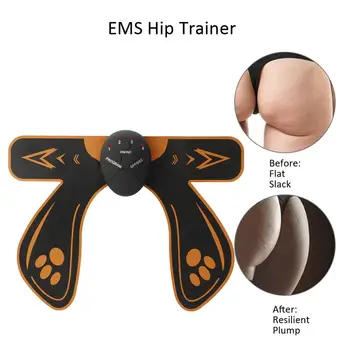 EMS Klubo Masažas Raumenų Stimuliatorius Elektros Sėdmenų Pakėlimo Treneris Pilvo Diržo Svorio Body Slimming Massager Vibrator