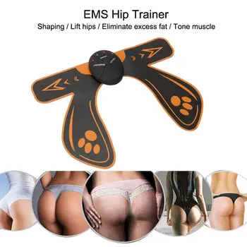 EMS Klubo Masažas Raumenų Stimuliatorius Elektros Sėdmenų Pakėlimo Treneris Pilvo Diržo Svorio Body Slimming Massager Vibrator
