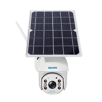 ESCAM QF280 1080P Debesys Saugojimo PT WIFI Baterija PIR Signalizacijos IP Kamera Su Saulės baterijomis Naktinio Matymo dvipusis Vandeniui IP66