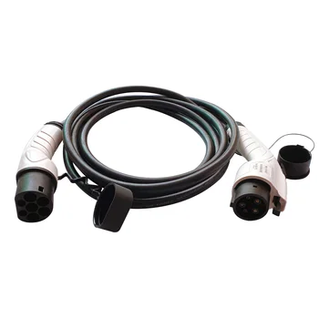 EV įkroviklio kabelį SAE J1772 atitinka IEC 62196-2, vienfaziai 16A, naudojamas Type1-Type2 elektrinių transporto priemonių konverteris adapteris