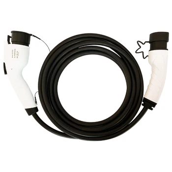 EV įkroviklio kabelį SAE J1772 atitinka IEC 62196-2, vienfaziai 16A, naudojamas Type1-Type2 elektrinių transporto priemonių konverteris adapteris
