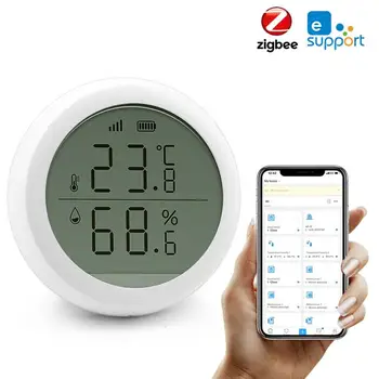 EWelink Smart Home EWelink Temperatūros Ir Drėgmės Jutiklis (Zigbee Temperatūros Ir Drėgmės Jutiklis Automatikos Moduliai