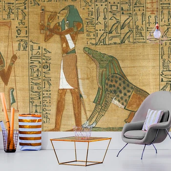 Egiptas Freska Ian Dvasinio Gobelenas Piramidė Faraonas Retro Tekstą Miegamųjų Namas Kambarį Apdaila Kabinti Meno Sienelių Audinys
