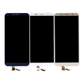 Ekrano ir Huawei Y6 2018 ATU-LX1 ATU-L21 ATU-LX3 LCD Ekranas + Touch Ekranas skaitmeninis keitiklis mazgas, Y6 Premjero 2018 Naujas LCD