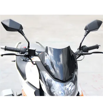 Elektrinis motoroleris priedai 8MM 10MM dalis motociklą valdomi išoriniai veidrodėliai honda cb500x cb650f pcx 125 veidrodis motociklo galinio vaizdo