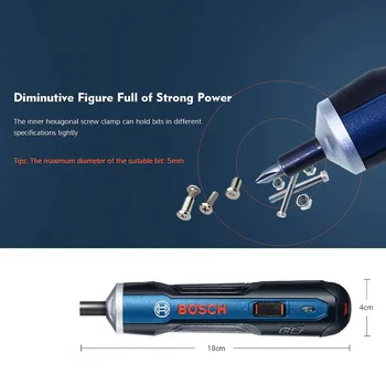 Elektrinių Įrankių Priedai Įkrovimo Už Bosch Eiti 3,6 V Smart Bevielis Atsuktuvas mini Ličio baterija Aukščiausios Kokybės Produktas