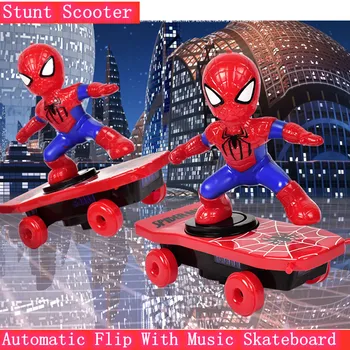 Elektroninių Scooter Stunt Žaislas Automatinis Vartymas Su Muzika, Flash Šviesos Elektrinė Riedlentė Kaskadininkų Automobilių Vaikas, vaikas kaip geriausias Žaislas automobilis
