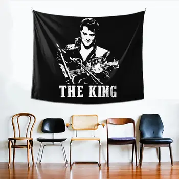 Elvis Presley Karalius Gobelenas staltiesė, Rock and Roll Amerikos Dainininkas, Muzikantas, Muzikos Sienų Medžiaga Poliesteris Namų Puošybai