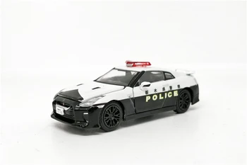 EraCar 1:64 Nissan GT-R R35 Japonijos Policijos Automobilį w/policijos lėlės Diecast Modelio Automobilių