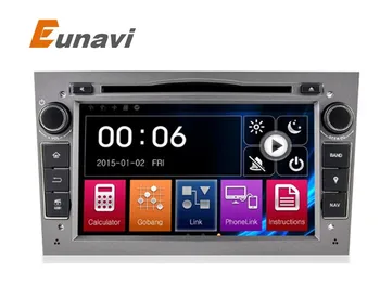 Eunavi 2 Din 7 Colių Automobilinis DVD Grotuvas, Vauxhall/Opel/Antara/VECTRA/ZAFIRA/Astra G H J Canbus FM GPS Navigacija BT Nemokamai Žemėlapyje