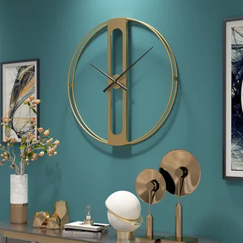 Europos Sieninis Laikrodis Išjungti Sieninis Laikrodis Modernaus Dizaino svetainė, Miegamasis, Studijų Apdailos Geležinės Sienos Lipdukas Kabinti Žiūrėti horloge