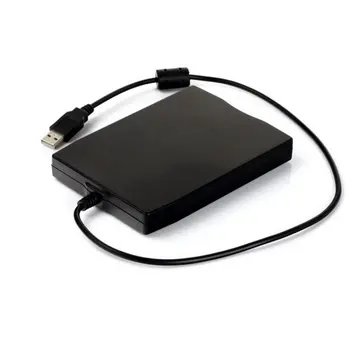 FDD Black USB Portable Išorinė Sąsaja Diskelį FDD Išorinis USB Diskelių Nešiojamas 3.5 Colio 1.44 MB 12 Mbps