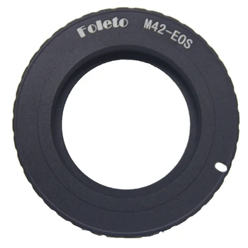 Foleto10pcs/daug juodos AF Patvirtinti Mount Adapteris M42 Objektyvo į Canon EOS EF Fotoaparatą EOS 5D / EOS 5D Mark II / EOS 7D