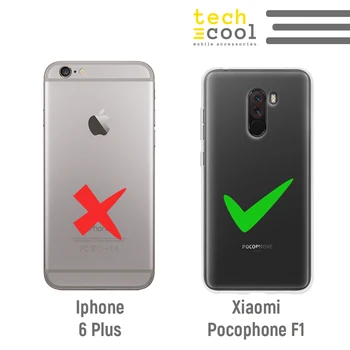 FunnyTech®Silikono Atveju Xiaomi Pocophone F1 l dizaino marmuro tekstūros vers.1