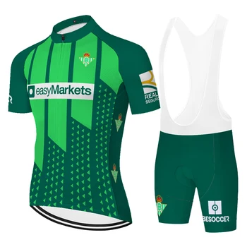 GRUPĖ Žalia Betis camisa ciclismo dviračių šortai kostiumas sportinę 20D mens MTB Dviračių ropa ciclismo hombre verano 2020 m.