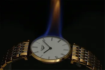 GUANQIN Laikrodžiai vyrams Naujas Mados dizaineris Originalus prekių Sapphire atsparus vandeniui ultra plonas 6mm Paprasta Vyrų kvarcinis laikrodis