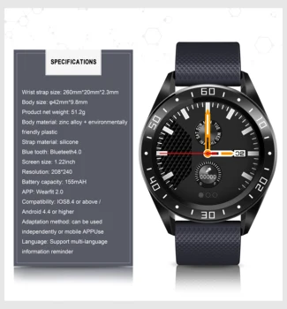 GW15 Sporto Smart Watch Vyrų Širdies ritmas, Fitness Tracker Chronometras Smartwatch Moterų Vandeniui IP67 Smart Apyrankės, skirta 