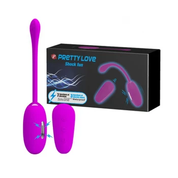 Gana meilės electrick šoko 7 greičio vibratorius silikono nuotolinio valdymo šuolis kiaušinių įkrovimo Makšties g-spot sekso žaislas moterims