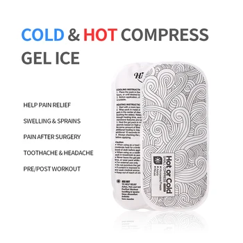 Gelis Ledo Paketas, skirtas Traumų Daugkartinio naudojimo Extra Soft Karšto Šalto Ledo Paketas, skirtas Raumenų Lankstaus Gelio Šalto Pakuotė Padeda Teisybė Skausmo