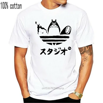 Ghibli Totoro Ne Veido Vyras Japonų Anime T-Shirts Mano Kaimynas Atkakli Toli Komiksų Populiarus Tshirts Manga Mangaka Mados Tees Berniukas