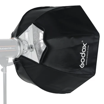 Godox 95cm 37.5 Nešiojamų Aštuoniakampis Skėtis Softbox su Korio Tinklo Bowens Mount Studija 