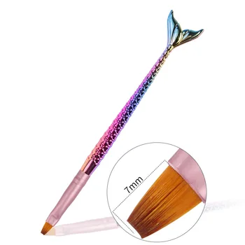 Gradientas Undinė Pen Nagų Dažytos Pen Kristalų Pen Fototerapijos Pen Sawtooth Tapybos Pen 5 Rinkiniai Mados Nagų Įrankiai