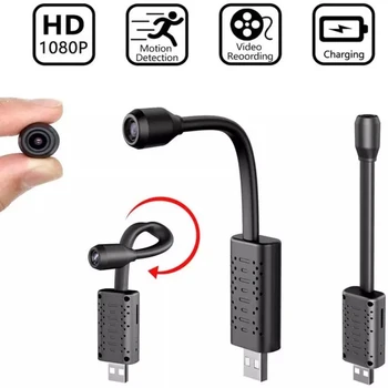 HD Mini USB Kameros Realiu laiku Priežiūra, wifi DV IP Kameros AI Žmogaus Aptikimo Linijos Įrašymo Nuotolinio Vaizdo Garso Diktofonas
