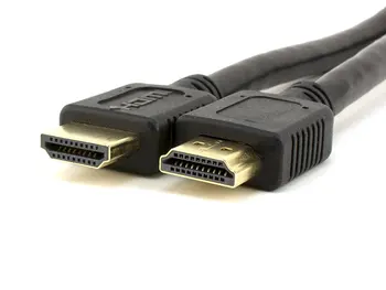 HDMI Kabelis, vaizdo kabeliai auksą, sidabrą, 1.4 1080P 3D Kabelis, HDTV splitter switcher 0,2 m 0,3 m 0,5 m 1m TV