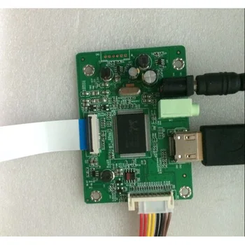 HDMI LCD LED EDP mini Valdiklio plokštės panelė Už NT140WHM-N44/N43 1366X768 Ekrano kabelis kortelės