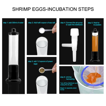 HILIFE Kiaušiniai Inkubatoriaus Perykla Sūrymu Krevečių Kiaušiniai, Vištienos Finansuojančiojo Artemia Kiaušiniai Akvariumas Artemia Kiaušiniai Inkubatoriaus