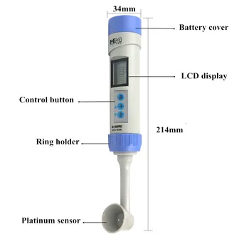 HM SB-1500PRO 0.01-10.0% Druskingumo Matuoklis Elektroninės Maisto Salinometer su Platinos jutiklis restoranų akvariumai tvenkiniai 20% nuolaida