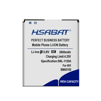 HSABAT BM65100 2650mAh Baterija HTC Desire 601 501 510 619D ZARA 700 7060 6160 7088 E1 603e baterija