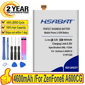 HSABAT C11P1325 4600mAh Akumuliatorius ASUS ZenFone 6 ZenFone6 A600CG T00G A601CG Baterijos