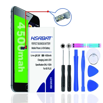 HSABAT Didesnės Talpos 4500mAh Bateriją, skirta iphone 6S PLIUS 6sPlus 5.5